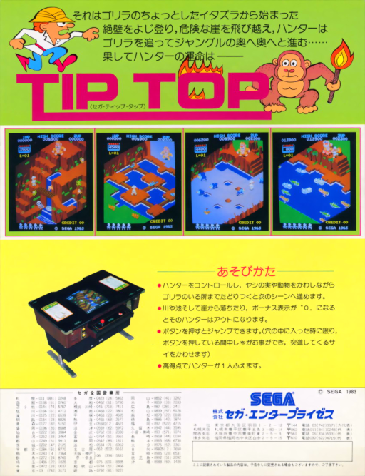 Tip Top (3 board stack) MAME2003Plus Game Cover